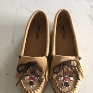 Minnetonka moccasins.